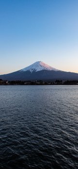 日本富士山风景插画高清手